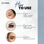 Thumbnail for MARS Cosmetics 2-In-1 Hue Gel Eyeliner With 2 Brush Set - 1 - Distacart