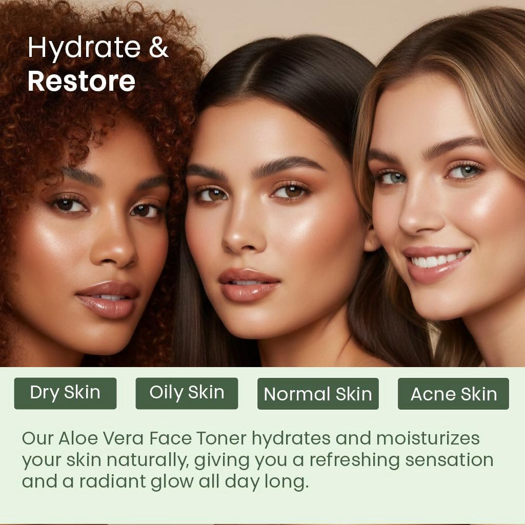 Milky Moon Aloe Vera Toner Instant Cooling & Hydrating Face Toner - Dista