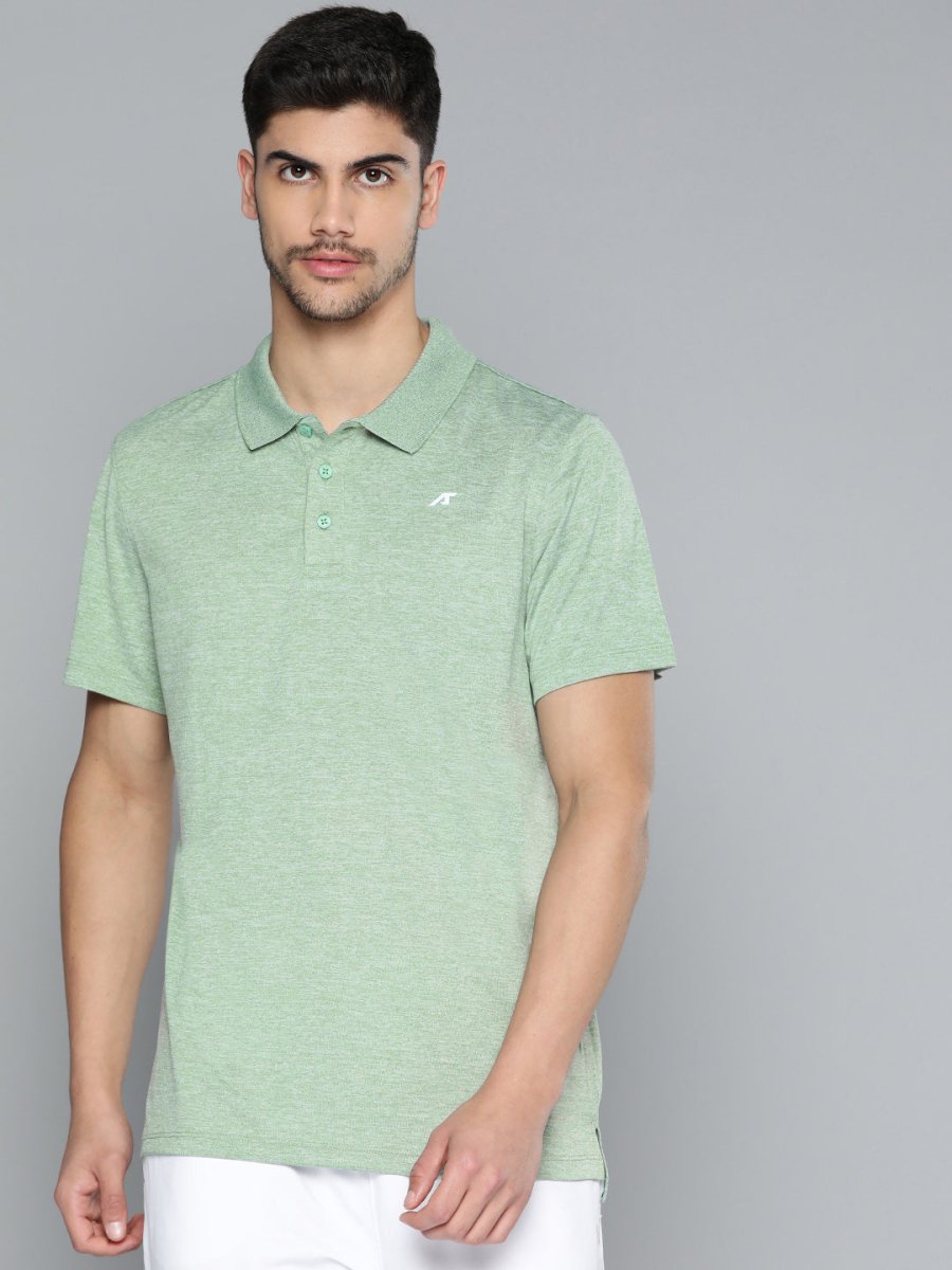 Alcis Men Polo Collar Anti Static Slim Fit Sports T-shirt - Distacart
