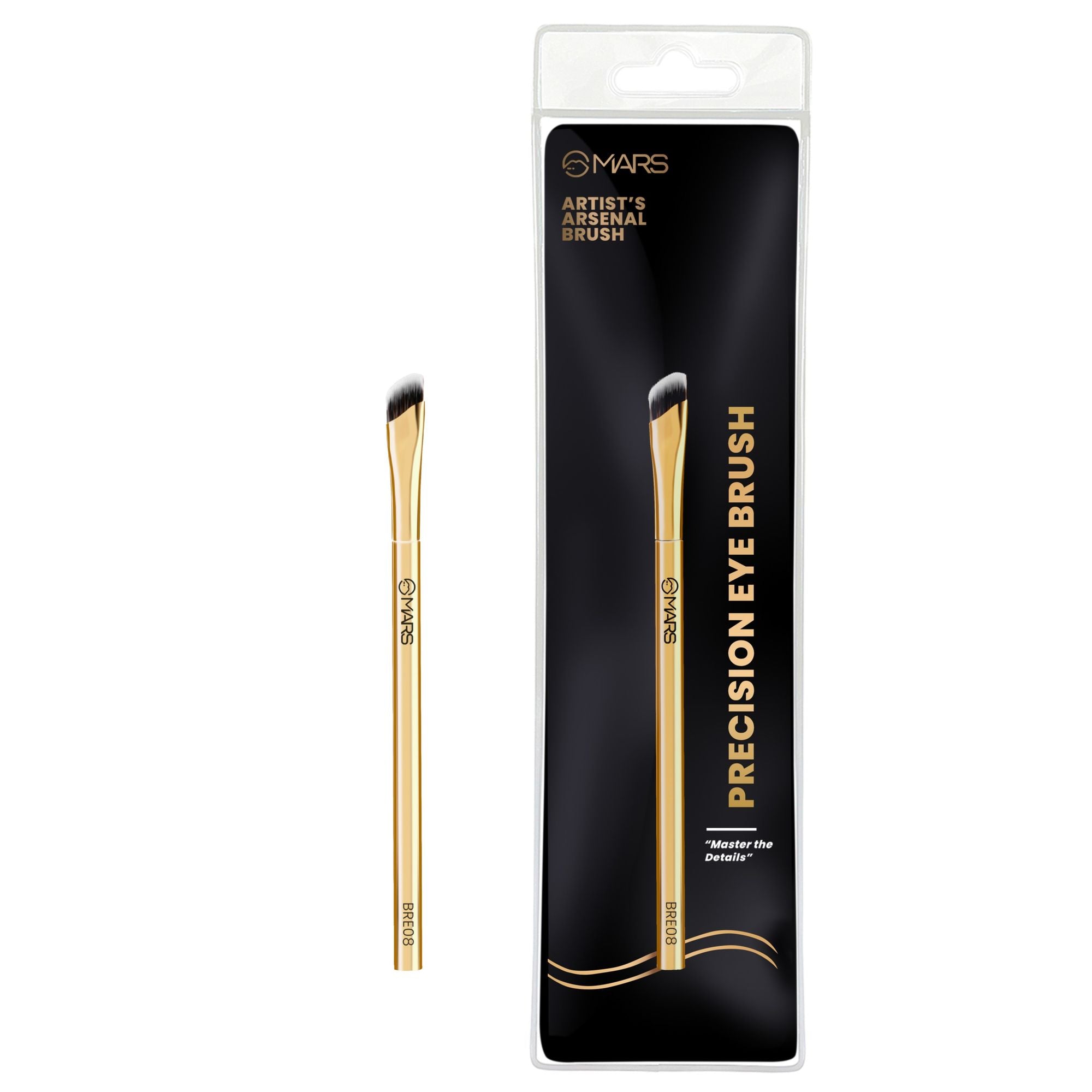 MARS Cosmetics Artist'S Arsenal Precision Eye Brush - Golden - Distacart