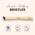 Thumbnail for MARS Cosmetics Artists Arsenal Angular Buffing Brush Golden - BRF09