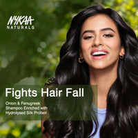 Thumbnail for Nykaa Naturals Anti-Hair Fall Shampoo With Onion, Fenugreek - Distacart