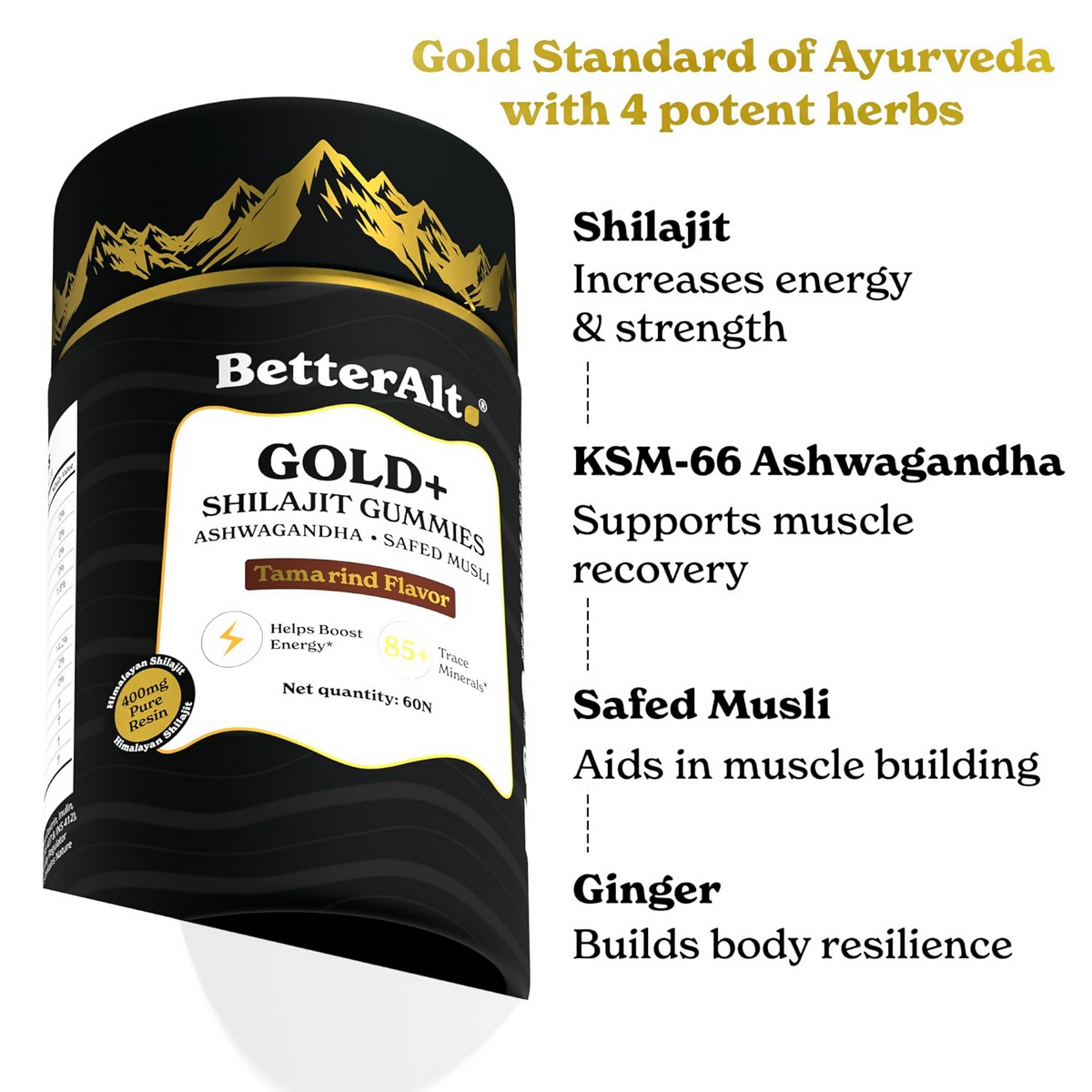 Better Alt Gold+ Sj Gummies - Distacart