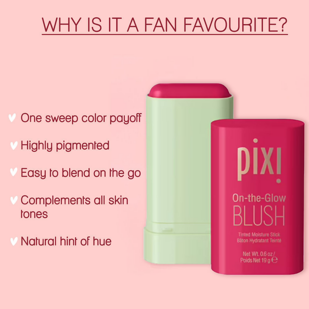 PIXI On The Glow Cream Blush - Ruby - Distacart