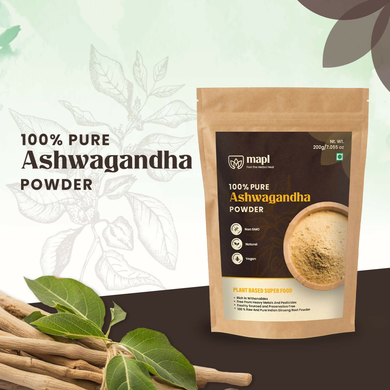 MAPL Ashwagandha Root Powder