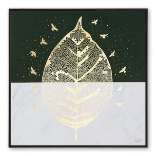 Tehzeeb Creations Golden Embossed Wall Painting