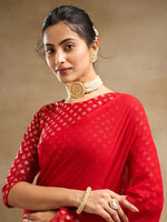 Thumbnail for kasee Poly Chiffon Saree - Distacart