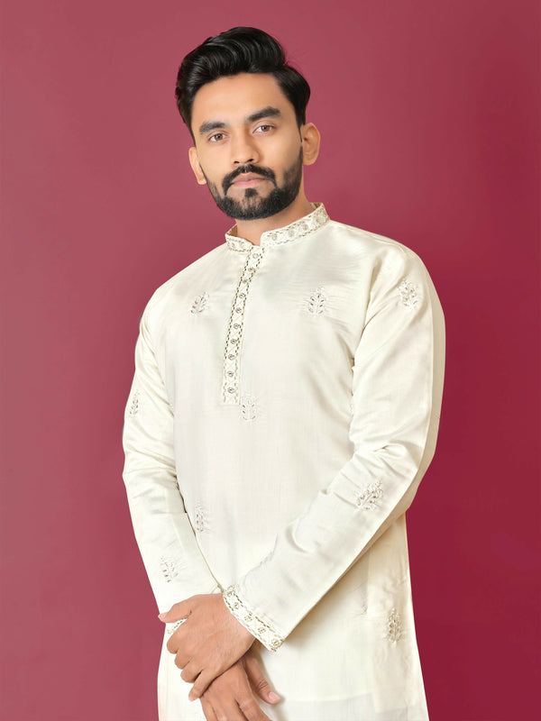 Indian Men's Kurta Pajama Set for Wedding Party by Infinity Export - Distacart
