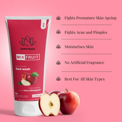 Earthraga Mix Fruit Face Wash - Distacart