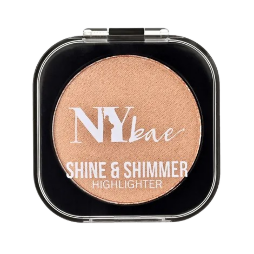 NY Bae Shine & Shimmer Highlighter - Rustic Rose Gold 3 - Distacart
