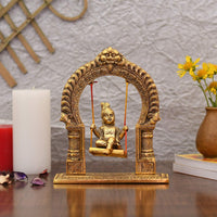 Thumbnail for Collectible India Metal Laddu Gopal Idol - Distacart