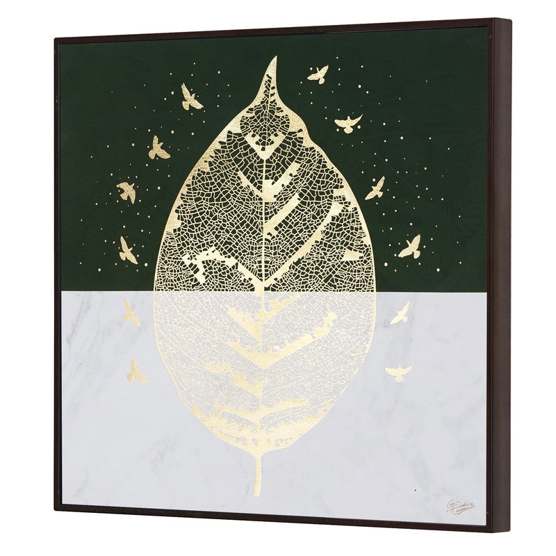 Tehzeeb Creations Golden Embossed Wall Painting