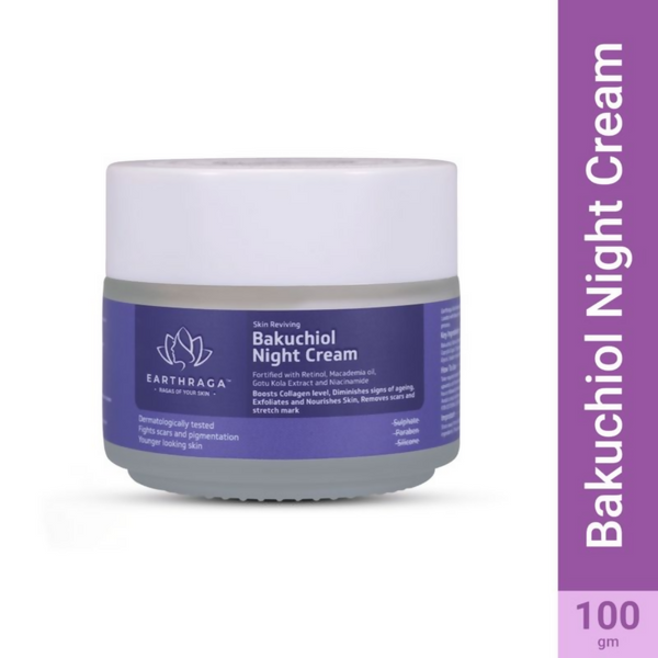 Earthraga Skin Reviving Bakuchiol Night Cream - Distacart