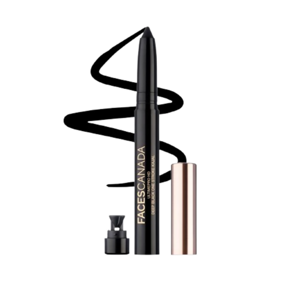 Faces Canada Ultime Pro HD Deep Black One Stroke Kajal - Distacart
