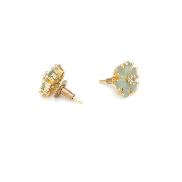 stone stud (Gold) - Ruby Raang - Distacart