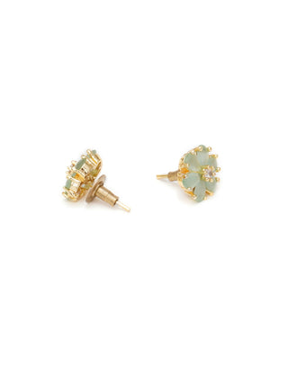 stone stud (Gold) - Ruby Raang - Distacart