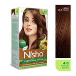Thumbnail for Nisha Creme Hair Color for Women - Natural Brown - Distacart