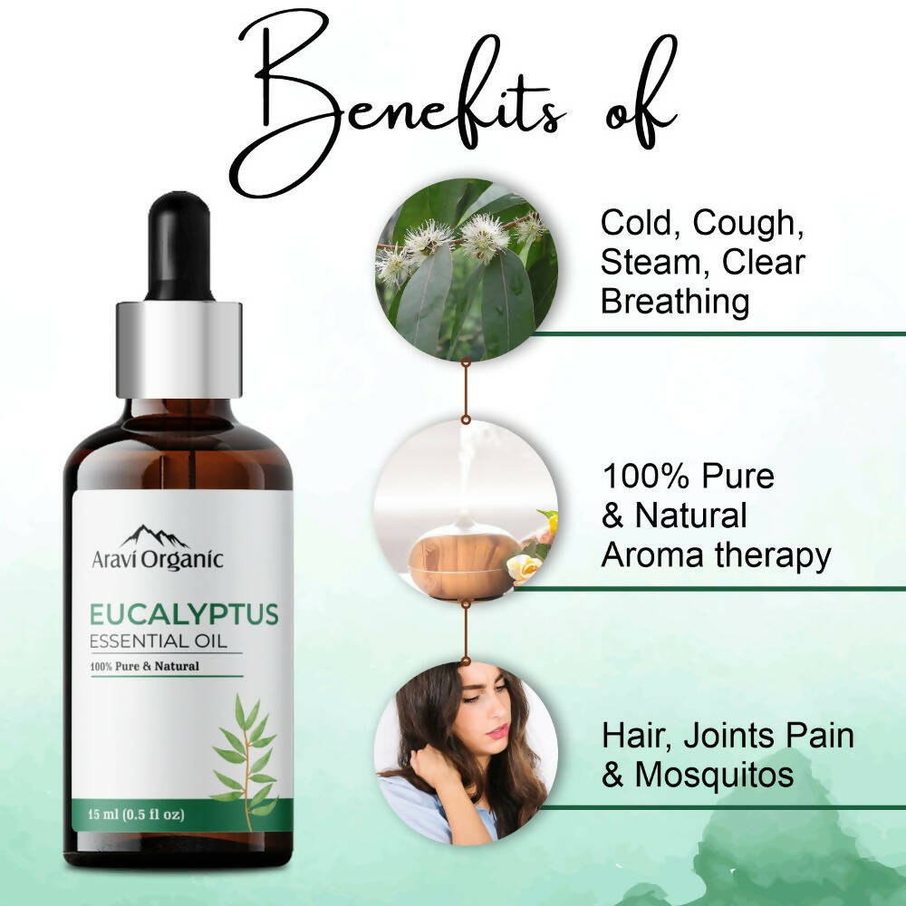 Aravi Organic Nilgiri Eucalyptus Essential Oil - Distacart