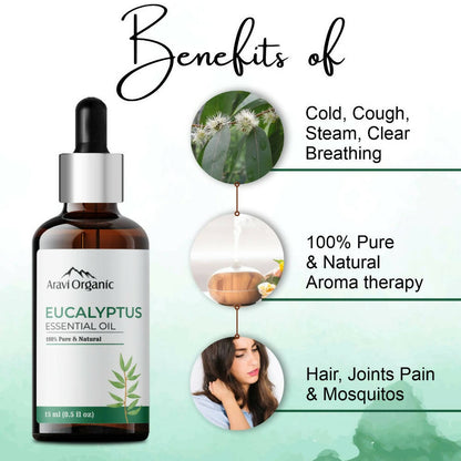 Aravi Organic Nilgiri Eucalyptus Essential Oil - Distacart
