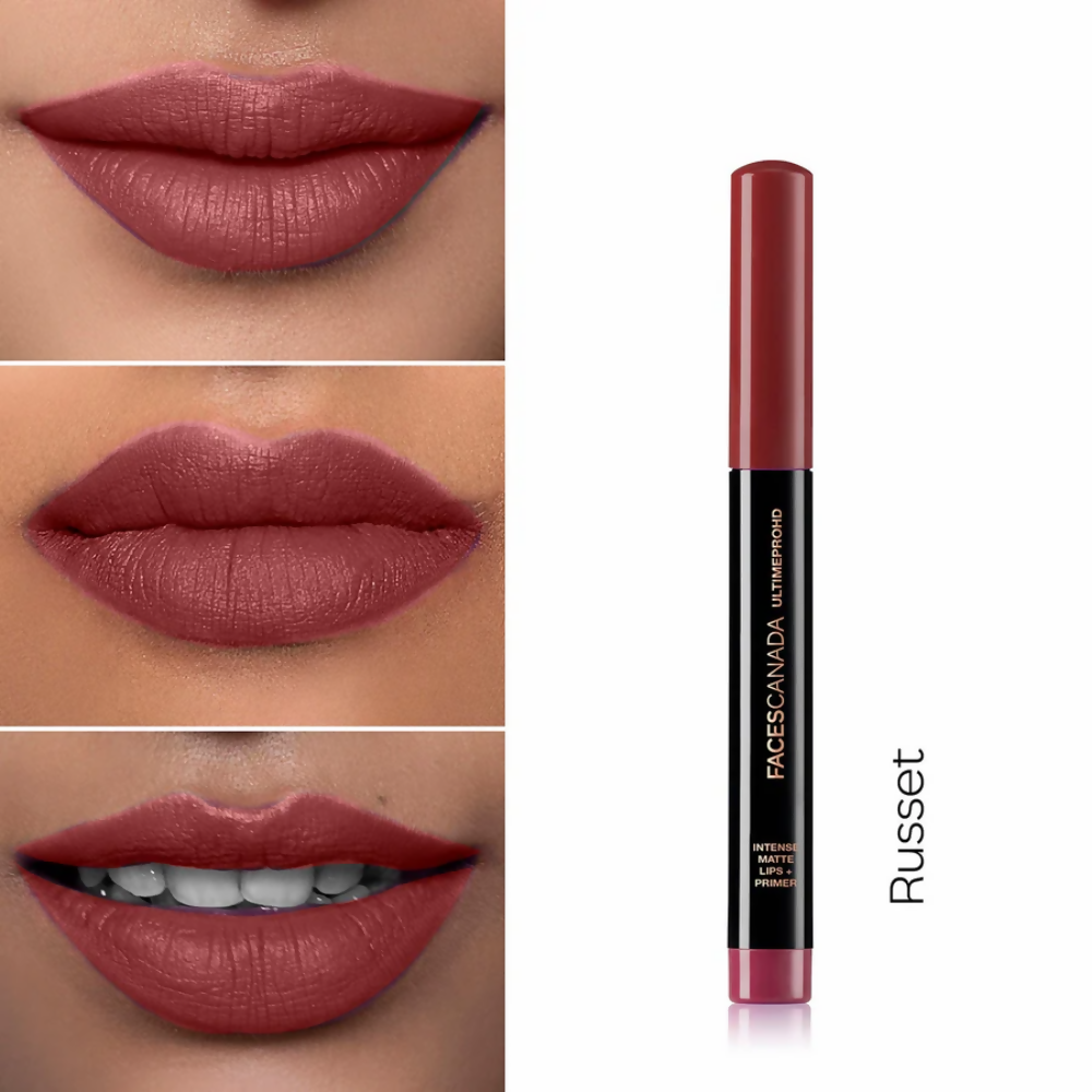 Faces Canada Ultime Pro HD Intense Matte Lips + Primer - Russet 29 - Distacart