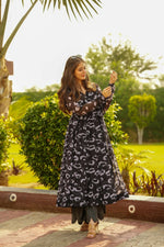 Thumbnail for Aayaa Georgette Suit With Heavy Digital Print - Multi Color - Distacart