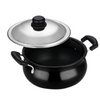 Vinod Black Pearl Hard Anodised Non Stick Handi with Lid - Dista