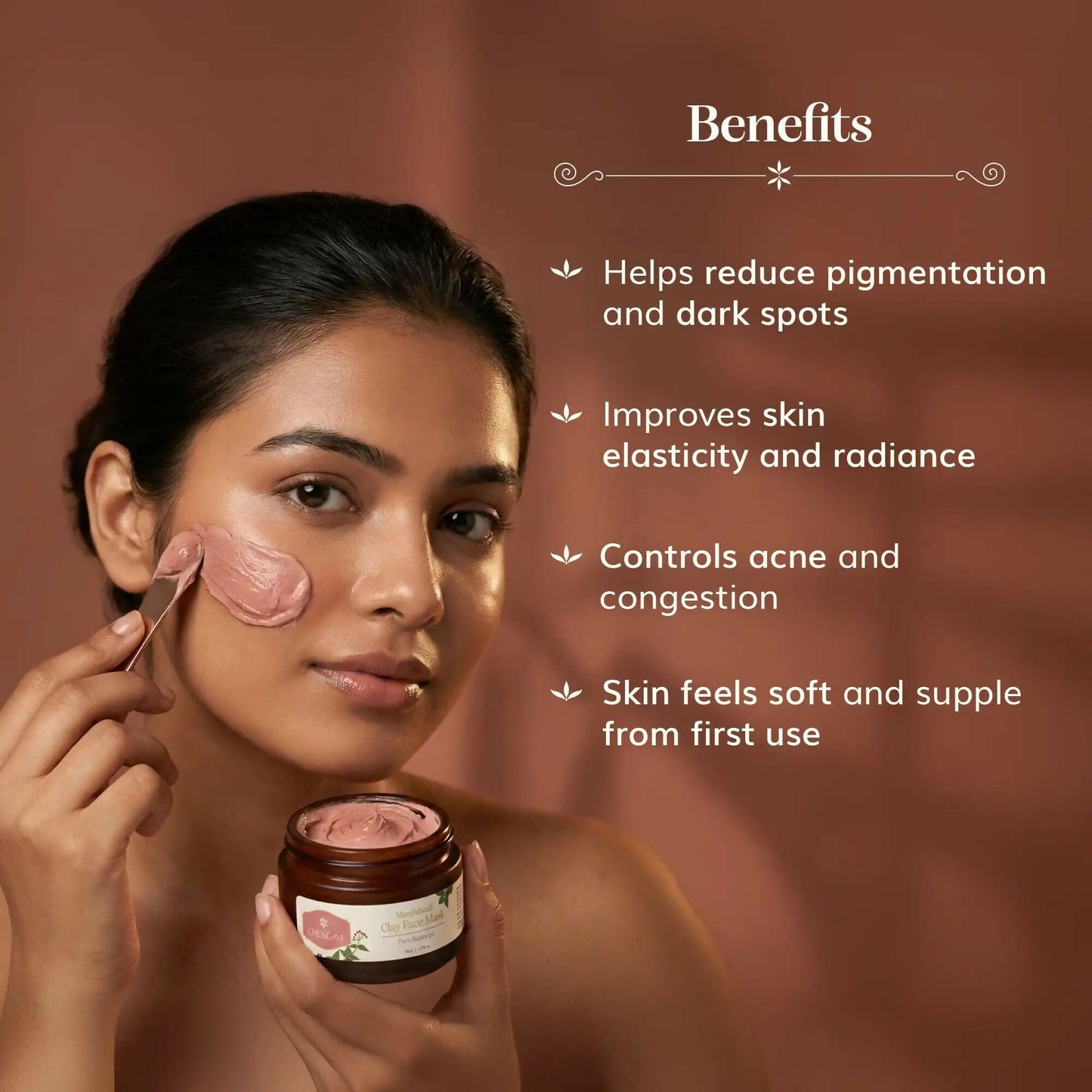 Chengavi Manjishtadi Clay Face Mask - Distacart