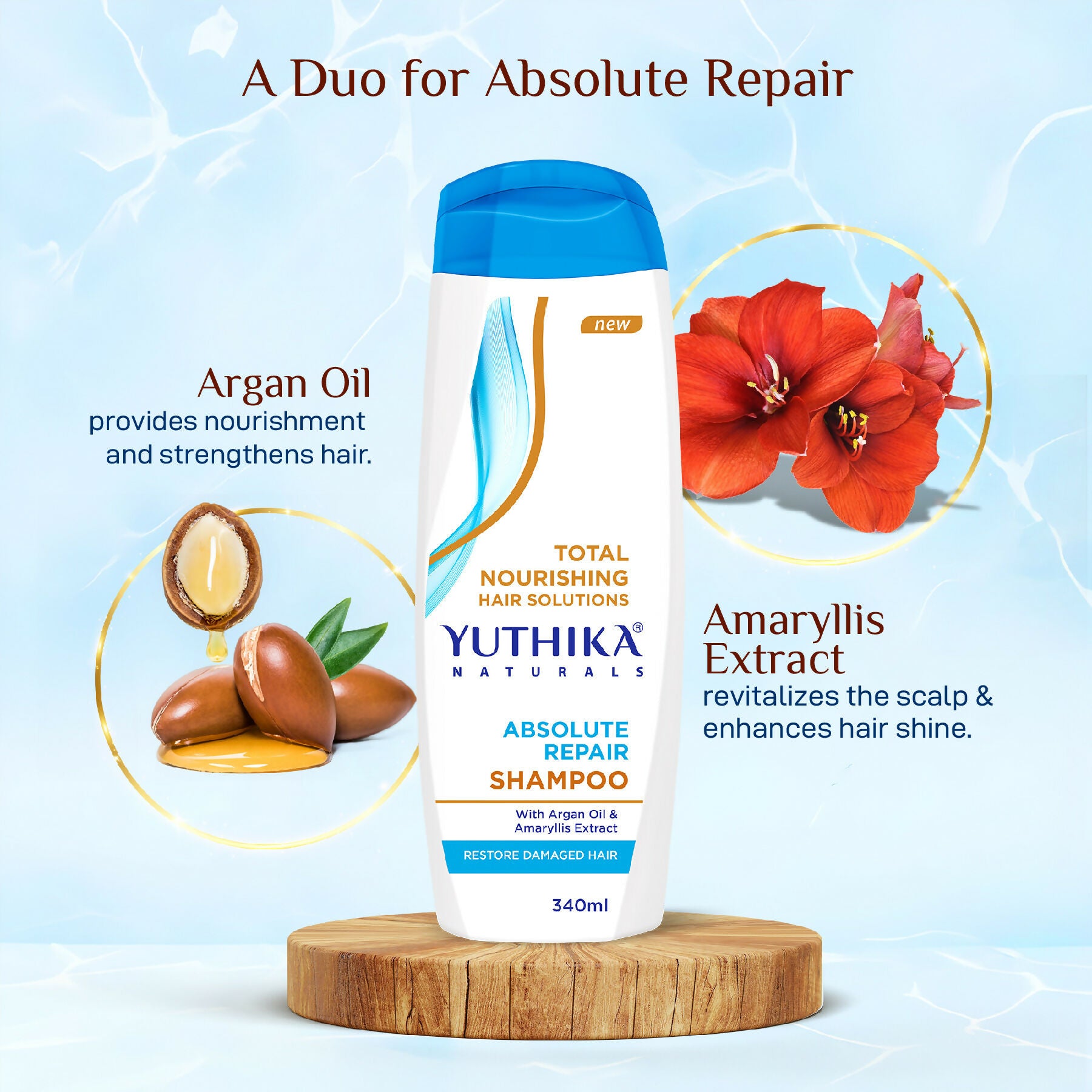 Yuthika Absolute Repair Shampoo For Damaged Hair - Distacart