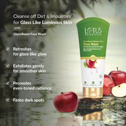 Lotus Botanicals GlycoBoost Radiant Skin Face Wash - Distacart