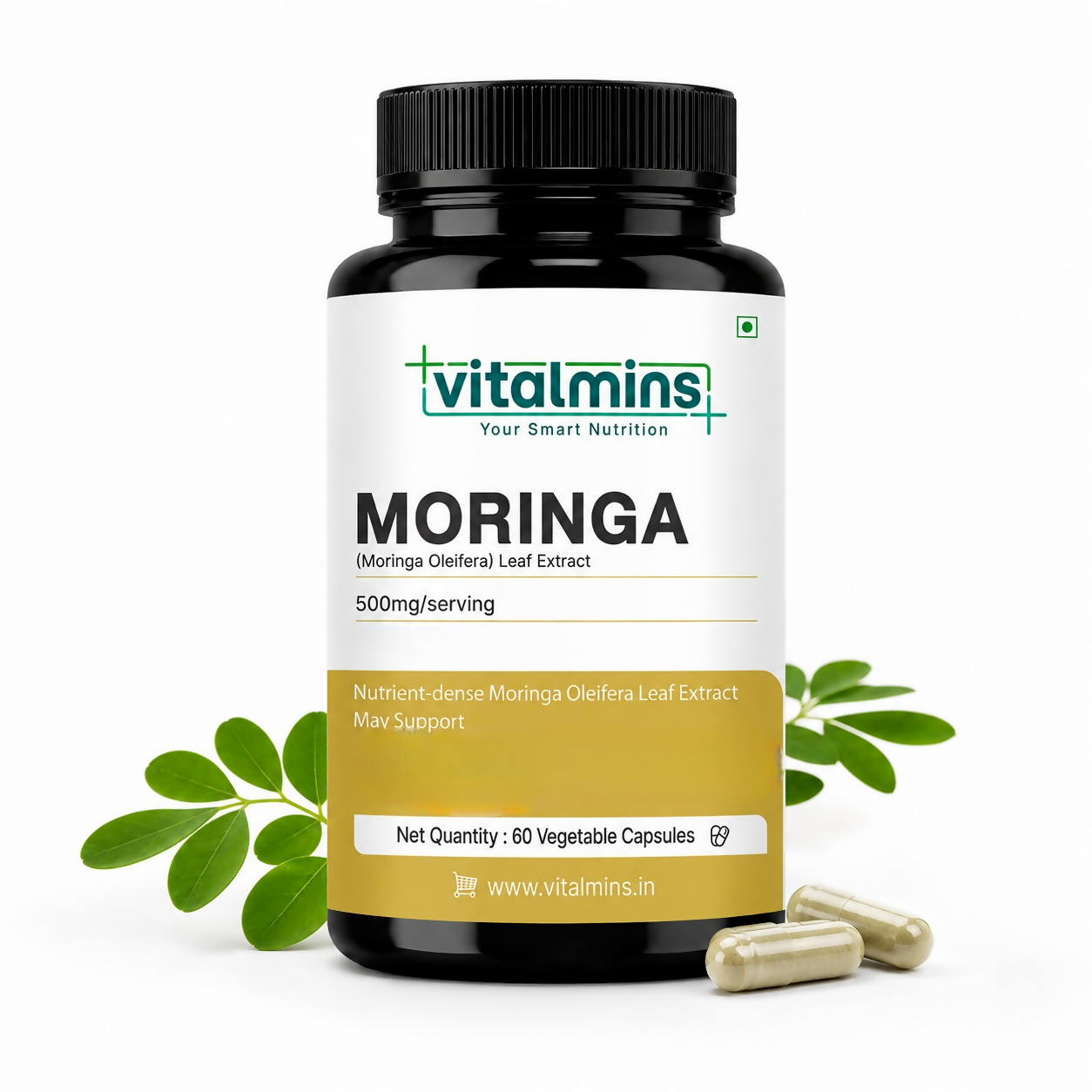 Vitalmins Moringa Oleifera Leaf Extract Capsules - Dista