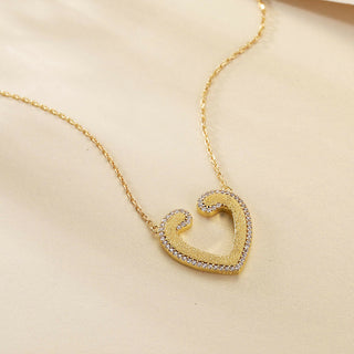 Cauer CAUER 925 Sterling Silver Moissanite Round Pendant Chain