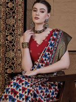 Thumbnail for Anouk Zari Silk Blend Saree