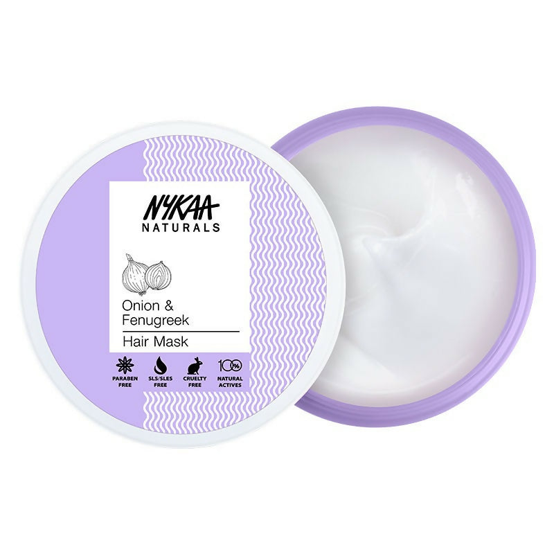 Nykaa Naturals Anti-Hair Fall Sulphate-Free Hair Mask With Onion & Fenugreek - Distacart