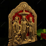 Thumbnail for Vintage Gulley Antique White Metal Lord Ram Darbar Idol - Distacart