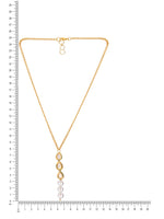 Thumbnail for Ruby Raang White Clear Quartz Kundan Necklace