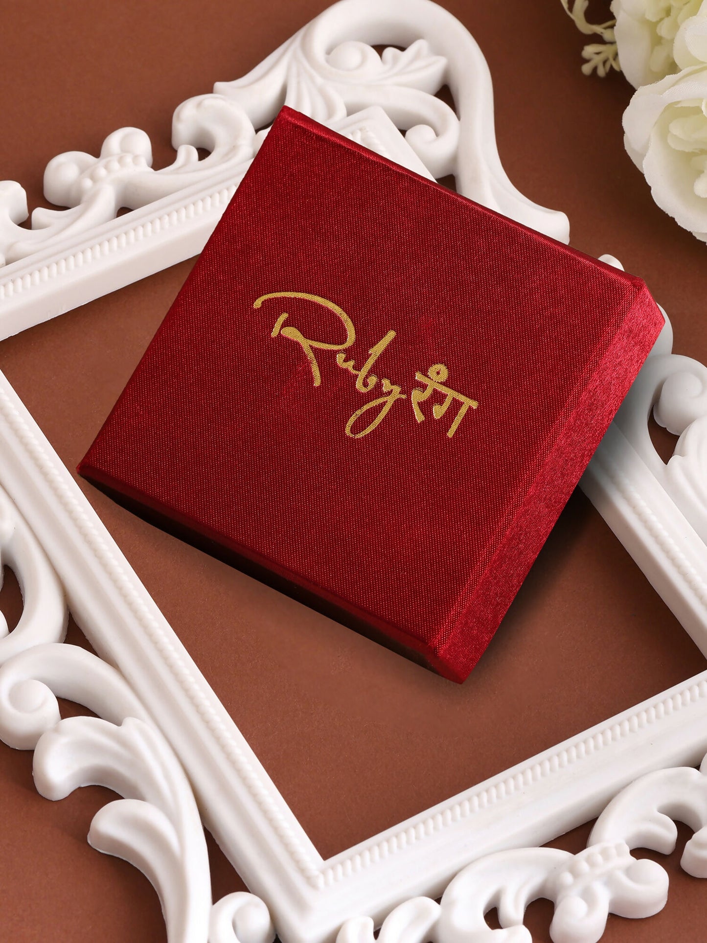 Ruby Raang Rose Mist Pearl Earrings - Distacart