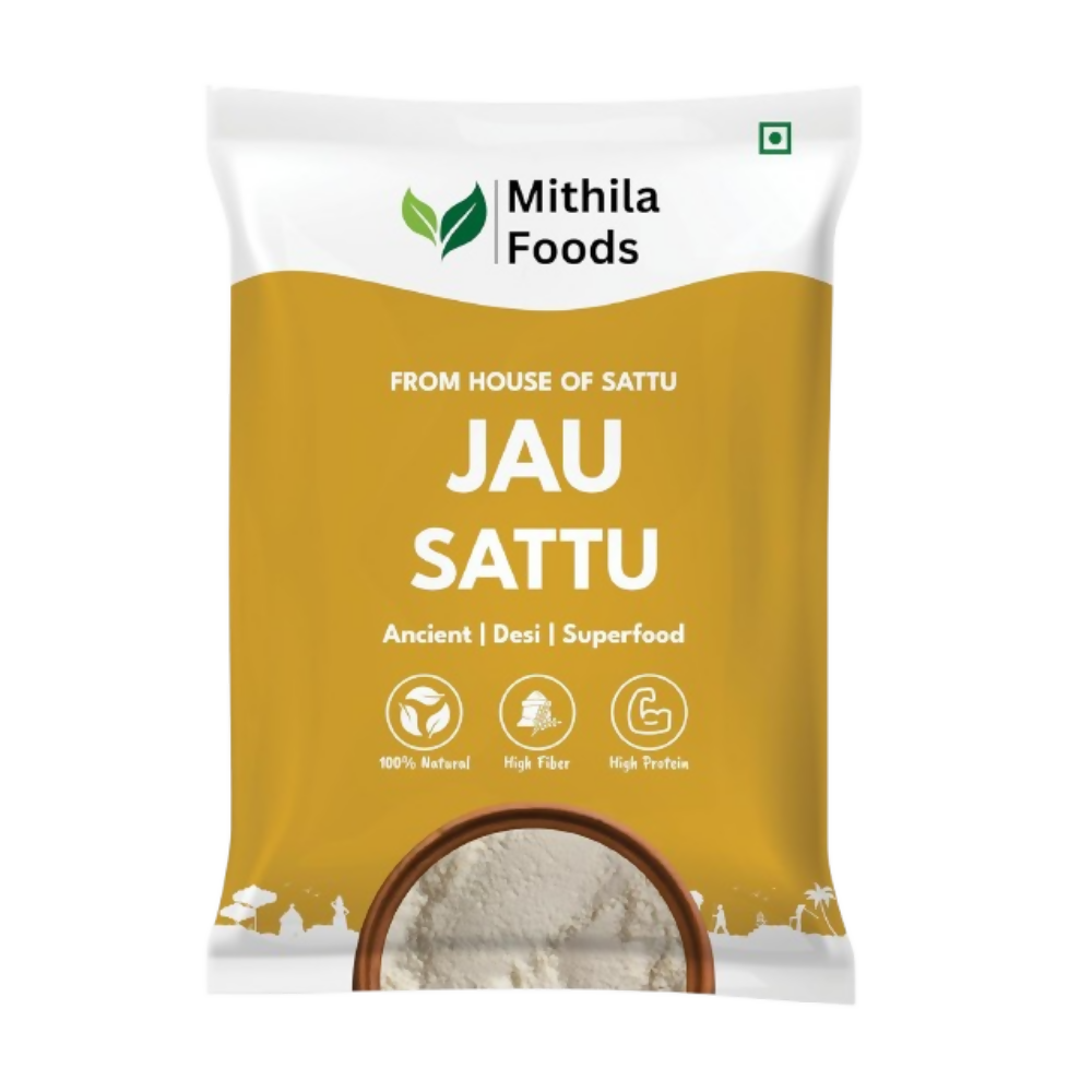 Mithila Foods Jau Sattu High-Fiber Barley Sattu - Distacart