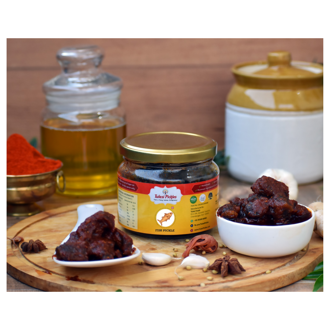 Tulasi Pickles Fish Boneless Pickle (Korramenu) - Distacart