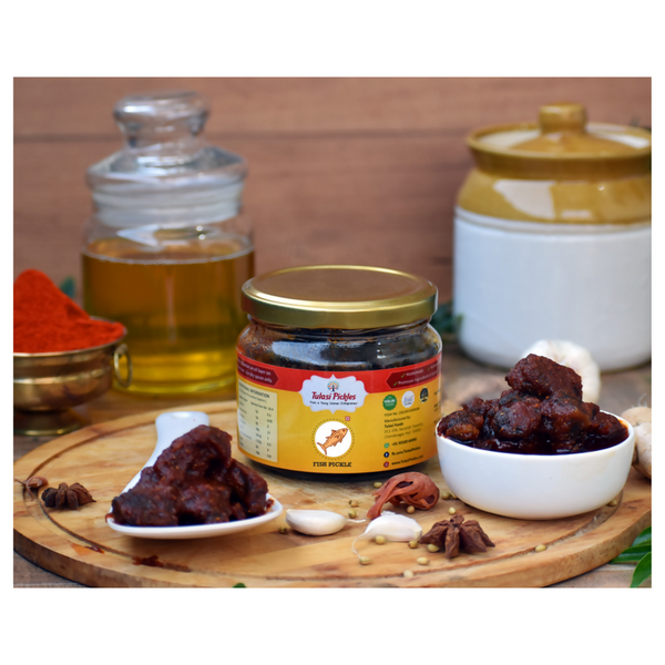Tulasi Pickles Fish Boneless Pickle (Korramenu) - Distacart