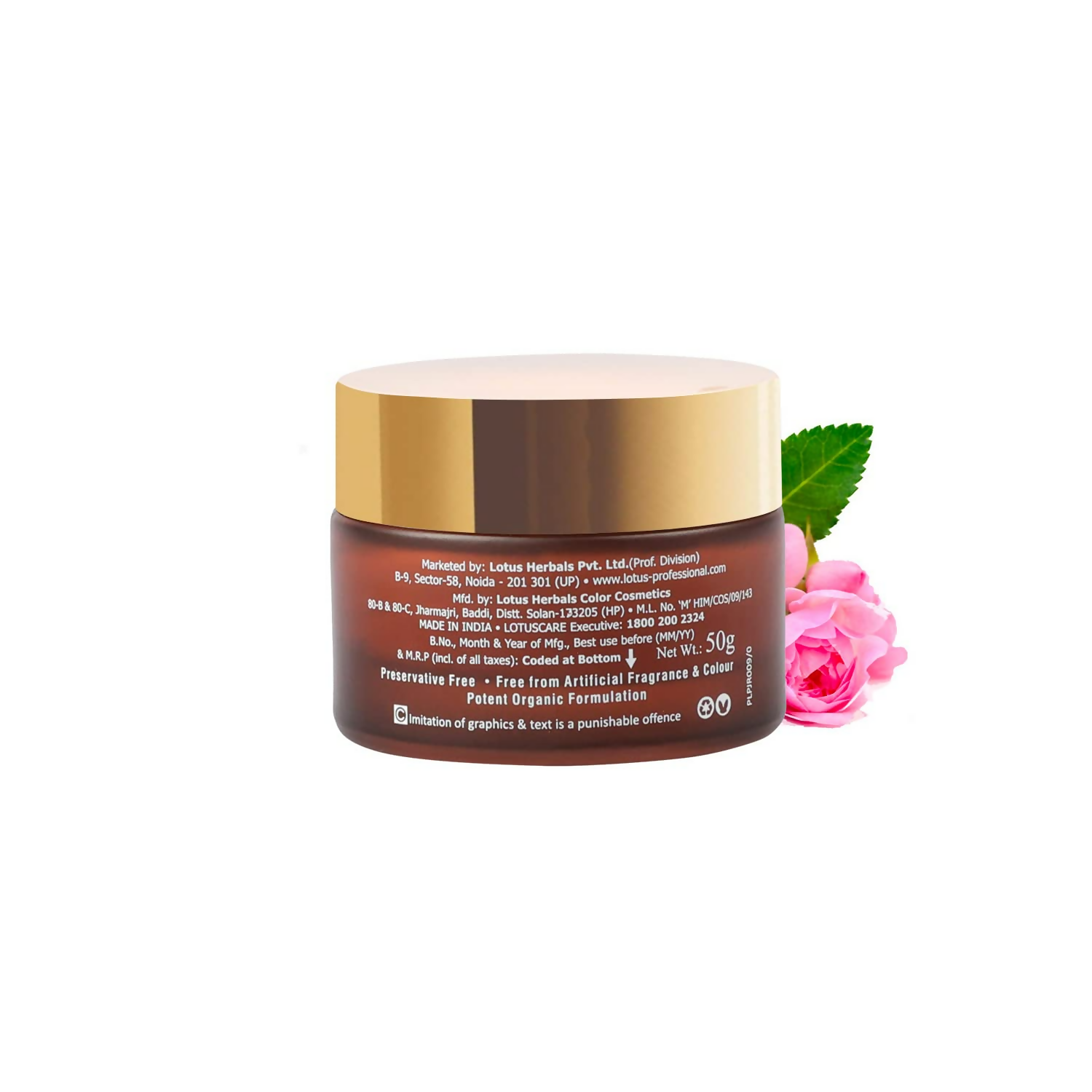 Lotus Professional Dermo Spa Bulgarian Rose Radiance and Renewal Night Cream - Distacart