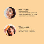 Thumbnail for Foxtale Glow Sunscreen SPF 50 PA++++ Lightweight With Vitamin C And Niacinamide For a Dewy Glow, UVA And UVB Filters Prevents Tan - Distacart