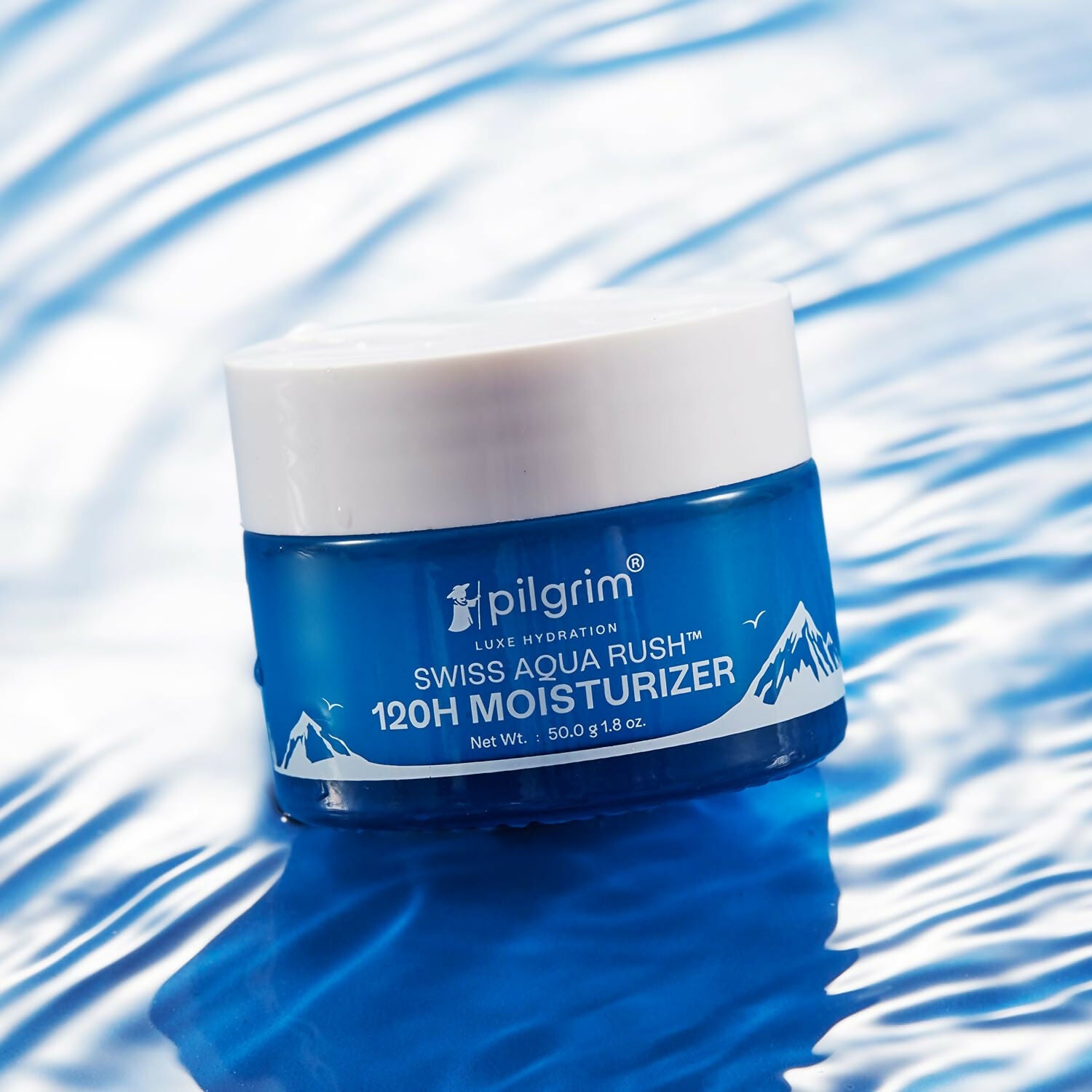 Pilgrim Swiss Aqua Rush 120H Moisturizer Strengthens skin barriers, Plump & glowing skin - Distacart