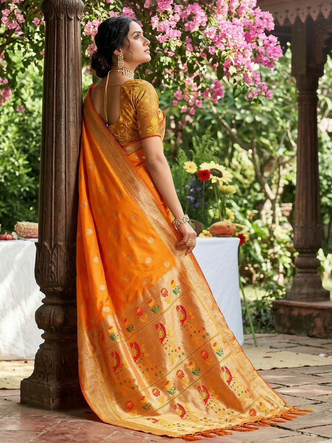 Shree Shyam Fashion Yellow Soft Silk Saree - Dista