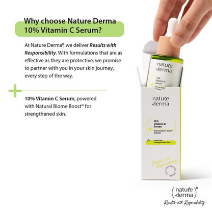 Nature Derma 10% Vitamin C Serum - Distacart