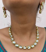 Thumbnail for Joban Fashion Hand Made High Quality Gold Plated Base Metal Alloy Kundan Stone Studded Kundan Jewellery Set - Distacart