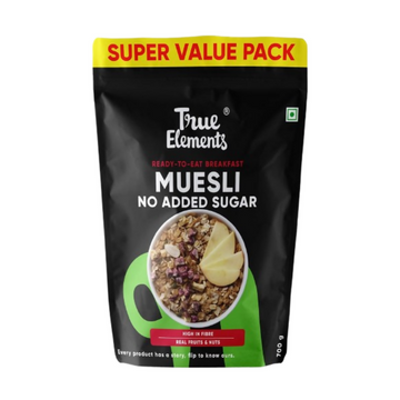 True Elements Muesli No Added Sugar - Distacart