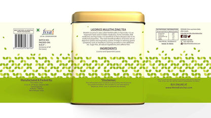 The Indian Chai - Licorice Mulethi Zing Ayurvedic Tea - Distacart