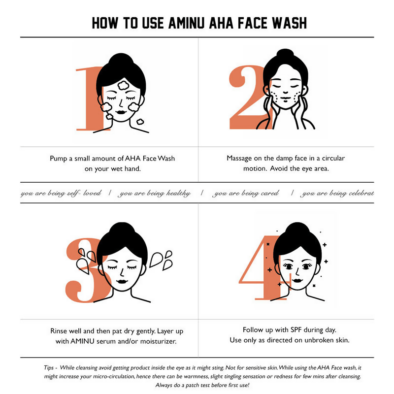 Aminu A-HA Face Wash for Brightening & Oil Control - Distacart