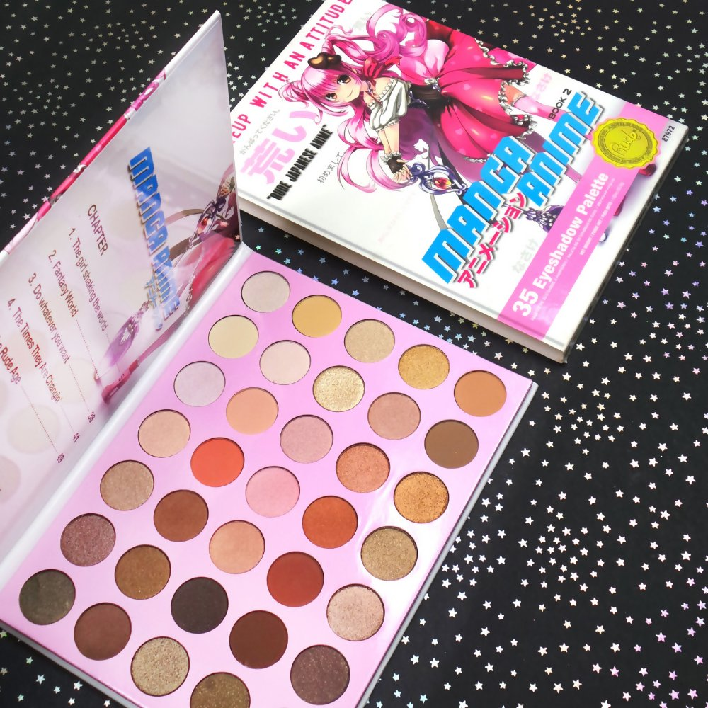 Rude Cosmetics Manga Anime 35 Eyeshadow Palette - Distacart