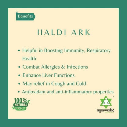 Ayurvedix Haldi Ark ( Turmeric ) - Distacart